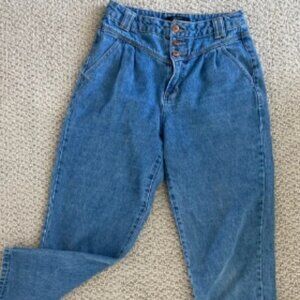 Forever 21 - Button front High waisted Mom jeans